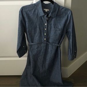 Chambray Maternity Gap Dress